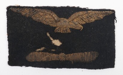 WW1 Great War Royal Naval Air Service (RNAS) Engineers Sleeve Badge.