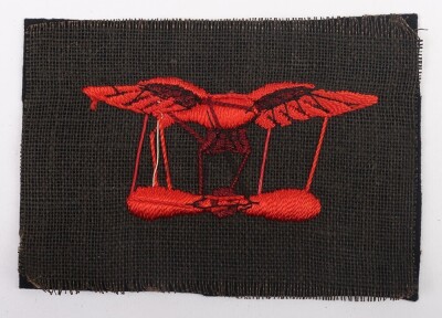 WW1 Great War Royal Naval Air Service (RNAS) Engineers Sleeve Badge. - 2