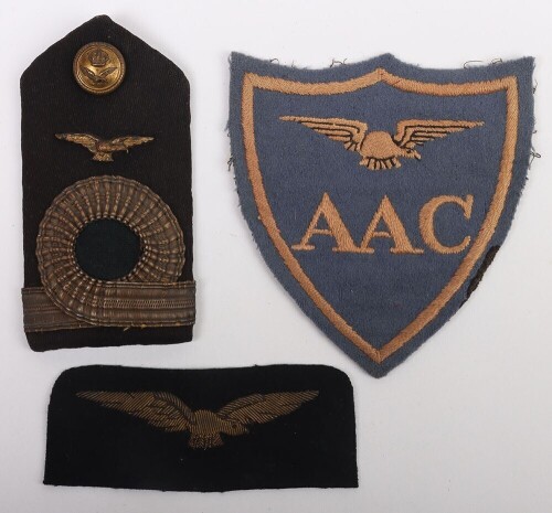 WW1 Royal Navy Air Service (RNAS) Cloth Insignia.