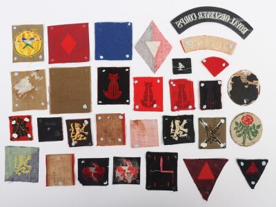 British Army, Mixed Cloth Formation Insignia Grouping. - 2