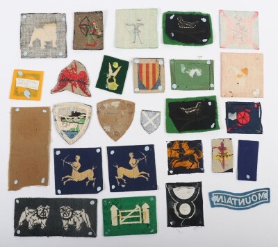 British Army Mixed Cloth Insignia Grouping. - 2