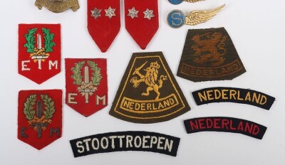 WW2 Netherlands/Free Dutch Insignia Grouping. - 3