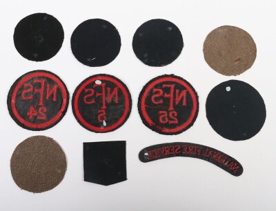 WW2 National Fire Service (NFS) Insignia Grouping. - 2