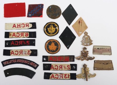 WW2 Canadian Cloth Insignia Grouping. - 2