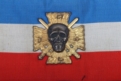 French Croix de Feu (Cross of Fire) Brassard, Medal and Identity Card Grouping - 3