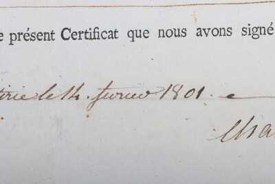 Napoleonic - Charles Fredinand Duc de Berry, Signed Document, 1801, - 4