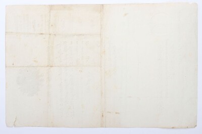 Official Document Relating to the death of French Soldier Moreaux of the 134th Regiment of the Line in 1813, - 7