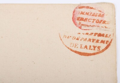 French Napoleonic Document of the 4th Division and Claude Petiet Interest - 7