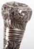 A 19th century silver (unmarked) colonial walking cane, decorated extensively with birds and palms - 20