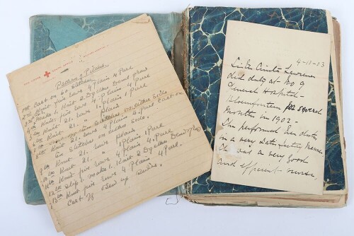 Boer War Period Nurse's Writing Album.