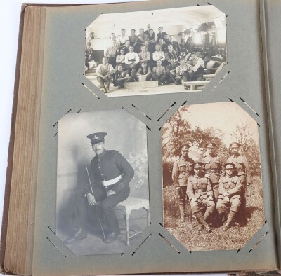 WW1, Great War British Scrapbook/Photo Album and Ephemera, 38th Welsh Division. - 2