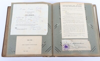 WW1, Great War British Scrapbook/Photo Album and Ephemera, 38th Welsh Division. - 7