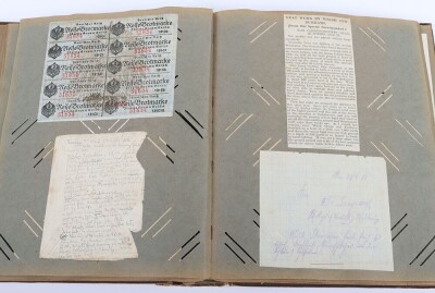 WW1, Great War British Scrapbook/Photo Album and Ephemera, 38th Welsh Division. - 13