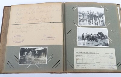 WW1, Great War British Scrapbook/Photo Album and Ephemera, 38th Welsh Division. - 14