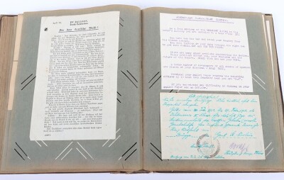 WW1, Great War British Scrapbook/Photo Album and Ephemera, 38th Welsh Division. - 16