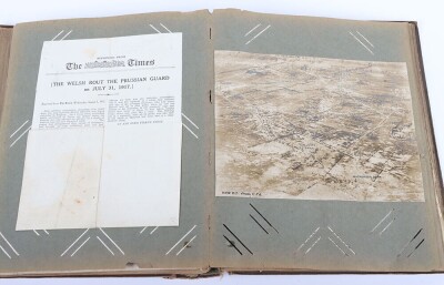 WW1, Great War British Scrapbook/Photo Album and Ephemera, 38th Welsh Division. - 24