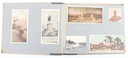 British Army Photograph Album in Middle East with Images of T E Lawrence (Lawrence of Arabia) Interest,