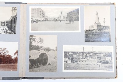 British Army Photograph Album in Middle East with Images of T E Lawrence (Lawrence of Arabia) Interest, - 2