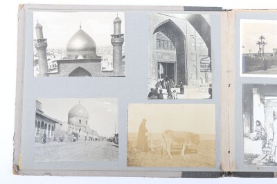 British Army Photograph Album in Middle East with Images of T E Lawrence (Lawrence of Arabia) Interest, - 3