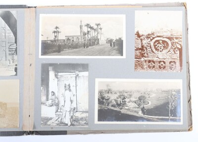 British Army Photograph Album in Middle East with Images of T E Lawrence (Lawrence of Arabia) Interest, - 4