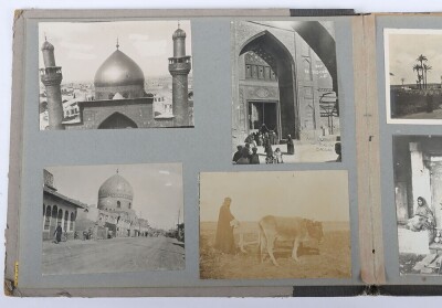 British Army Photograph Album in Middle East with Images of T E Lawrence (Lawrence of Arabia) Interest, - 8