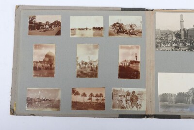 British Army Photograph Album in Middle East with Images of T E Lawrence (Lawrence of Arabia) Interest, - 12