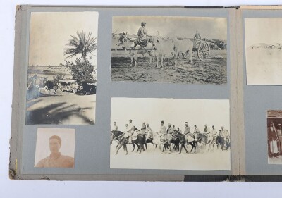 British Army Photograph Album in Middle East with Images of T E Lawrence (Lawrence of Arabia) Interest, - 21