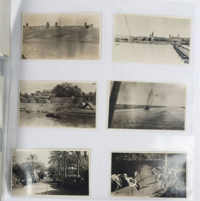 British Army Photograph Album in Middle East with Images of T E Lawrence (Lawrence of Arabia) Interest, - 30