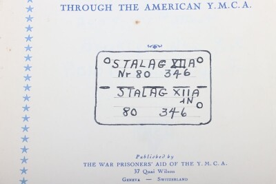 WW2 US 101st Airborne, Field Artillery, Normandy Prisoner of War Writing Log Book - 2