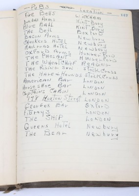 WW2 US 101st Airborne, Field Artillery, Normandy Prisoner of War Writing Log Book - 21