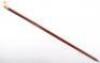 ^An early 20th century silver and ivory walking stick, William Hutton & Sons Ltd, Birmingham 1916 - 2