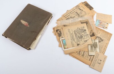 WW2 US 101st Airborne, Field Artillery, Normandy Prisoner of War Writing Log Book - 24