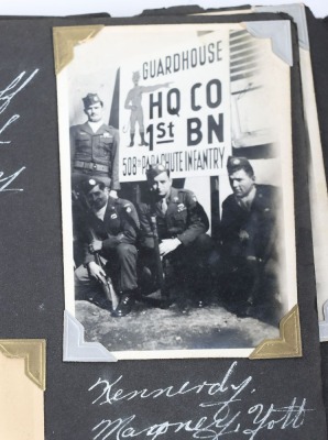 US 82nd Airborne, 508 PIR, Photograph Album, 1945. - 12