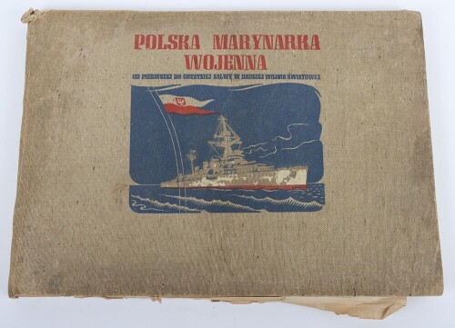 WW2 Free Polish Navy Book 'Polska Marynarka Wojenna'.