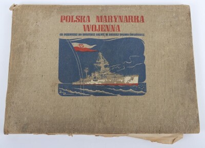 WW2 Free Polish Navy Book 'Polska Marynarka Wojenna'.