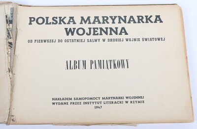 WW2 Free Polish Navy Book 'Polska Marynarka Wojenna'. - 2