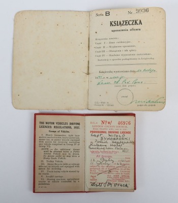 WW2 Free Polish Paperwork and Ephemera Grouping. - 7