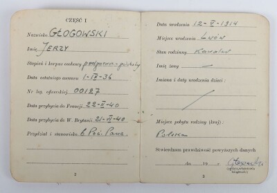 WW2 Free Polish Paperwork and Ephemera Grouping. - 8