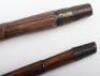 A silver and horn malacca walking stick, Birmingham 1910 - 3