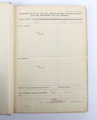WW2 NAAFI, Instruction Book for Management. 1943. - 5