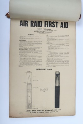 WW2 Civil Defence, Air Raid First Aid Charts. - 2