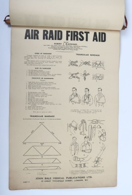 WW2 Civil Defence, Air Raid First Aid Charts. - 6