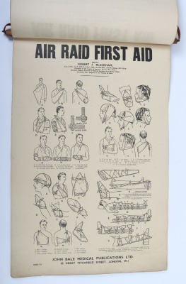 WW2 Civil Defence, Air Raid First Aid Charts. - 7