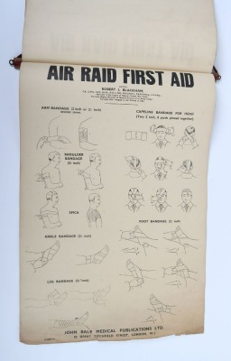 WW2 Civil Defence, Air Raid First Aid Charts. - 9