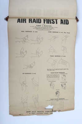 WW2 Civil Defence, Air Raid First Aid Charts. - 10