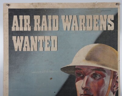 WW2 Air Raid Precautions (ARP) Recruitment Poster. - 2