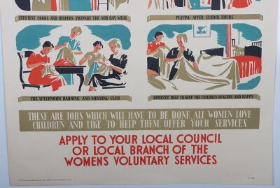 WW2 British Home Front Poster, 'Women Wanted'. - 3