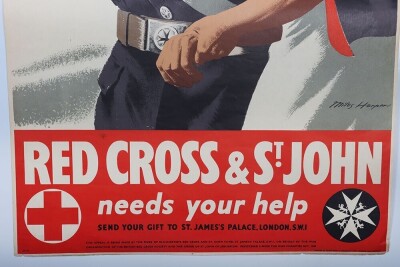 WW2 British Red Cross & St John, Home Front Poster. - 3
