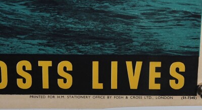 WW2 British, 'Careless Talk Costs Lives' Poster. - 5