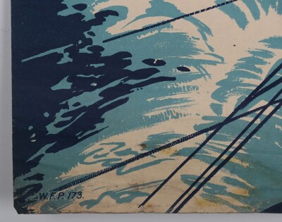 WW2 British 'Warship Week' Savings Poster. - 4